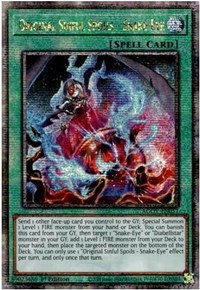 Original Sinful Spoils - Snake-Eye (Quarter Century Secret Rare)