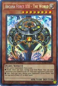Arcana Force XXI - The World (Secret Rare)