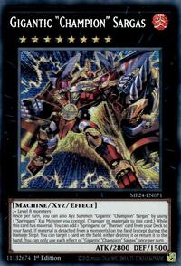Gigantic "Champion" Sargas