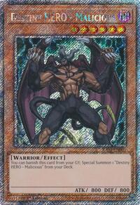 Destiny HERO - Malicious (Platinum Secret Rare)