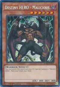Destiny HERO - Malicious (Secret Rare)