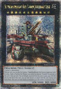 Superdreadnought Rail Cannon Juggernaut Liebe (Alternate Art) (Quarter Century Secret Rare)
