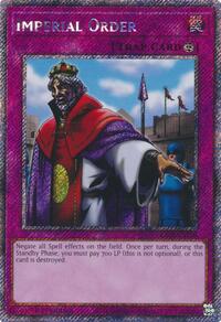Imperial Order (Platinum Secret Rare)