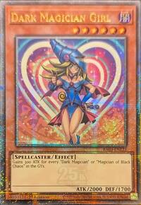 Dark Magician Girl (Quarter Century Secret Rare) (A)