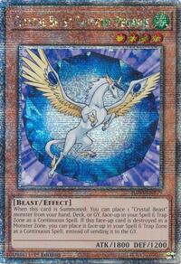 Crystal Beast Sapphire Pegasus (Quarter Century Secret Rare)