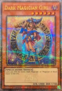 Dark Magician Girl (Quarter Century Secret Rare) (B)