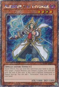 Aleister the Invoker (Alternate Art) (Platinum Secret Rare)