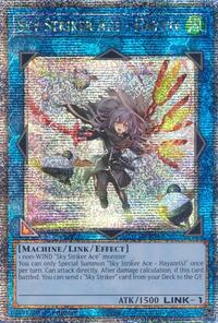 Sky Striker Ace - Hayate (New Art) (Quarter Century Secret Rare)