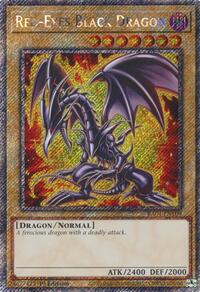 Red-Eyes Black Dragon (7th Art) (Platinum Secret Rare)