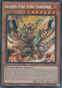 Sacred Fire King Garunix (Secret Rare)
