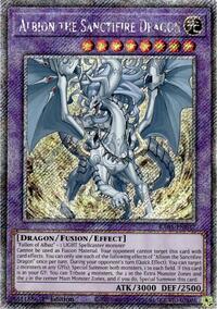 Albion the Sanctifire Dragon (Platinum Secret Rare)
