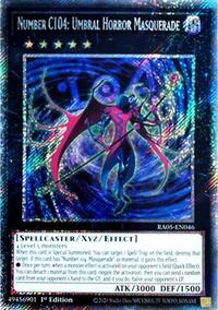 Number C104: Umbral Horror Masquerade (Platinum Secret Rare)