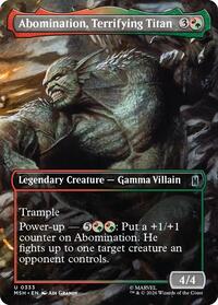 Abomination, Terrifying Titan (Borderless)