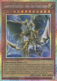 Calamity of the Sacred Beasts - Hamon, Lord of Striking Thunder (Starlight Rare)