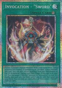 Invocation - "Sword" (Starlight Rare)